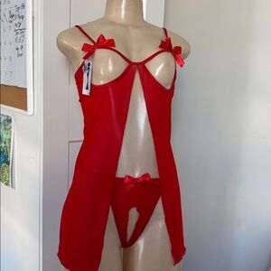 The victory Red baby doll